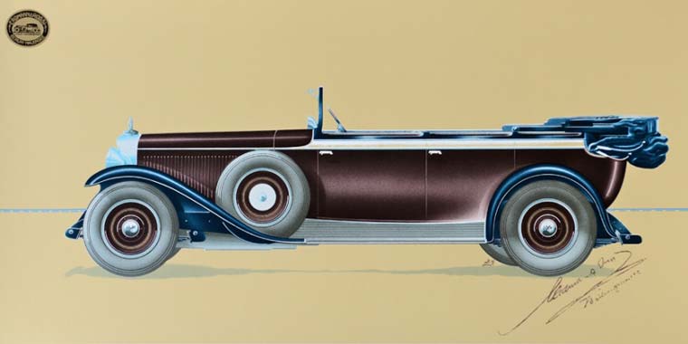 Design for a Phaeton on a Maybach Zeppelin chassis